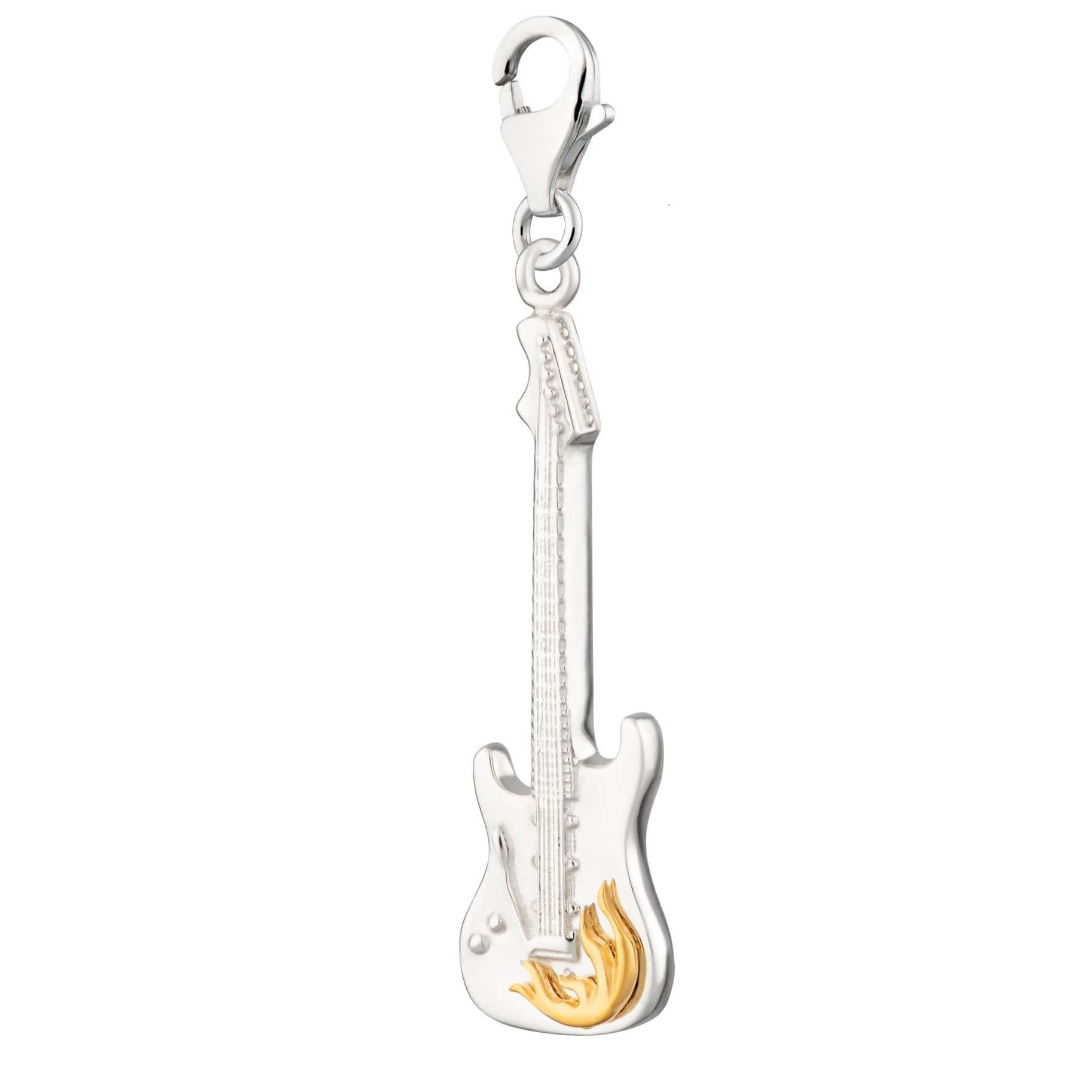 Silver Electrical Guitar Attraction
