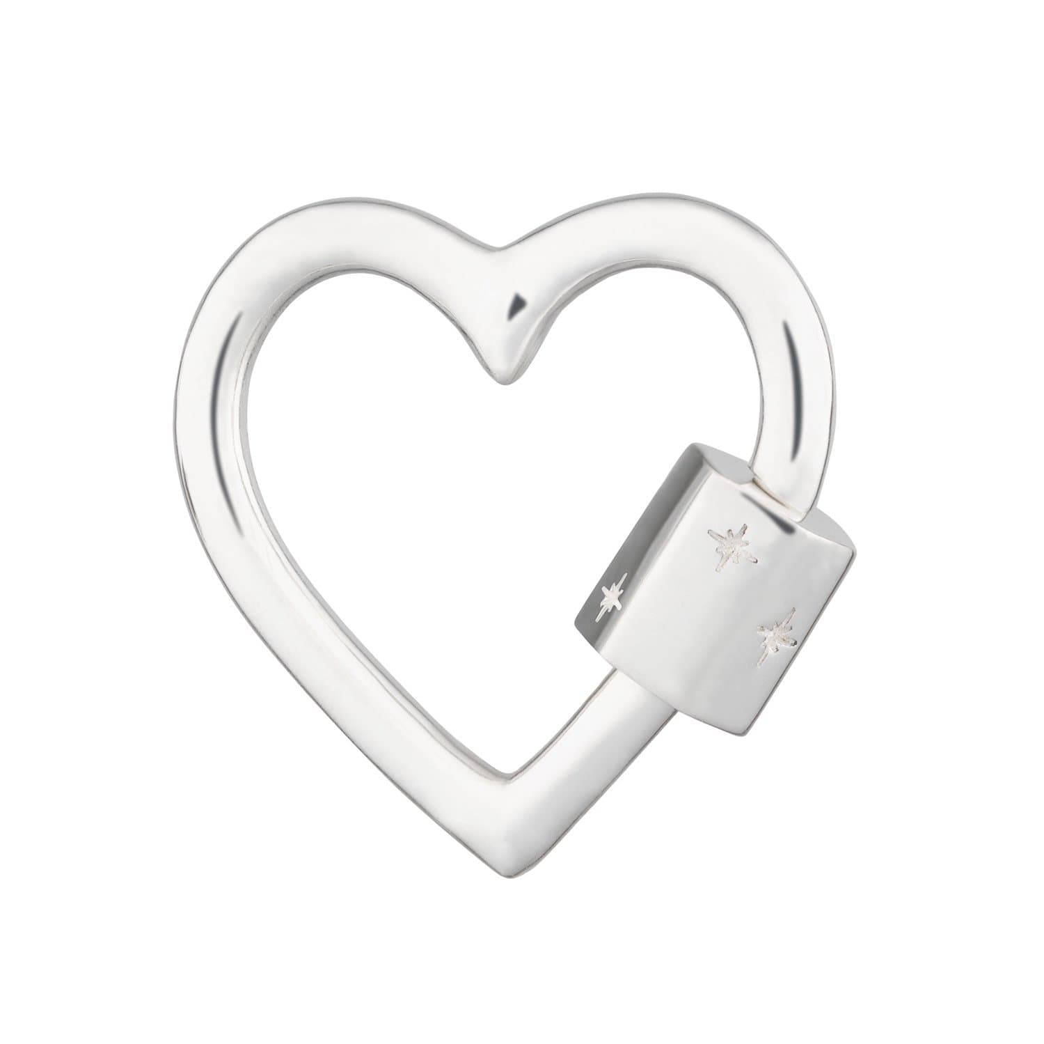 Silver Center Carabiner Appeal Lock