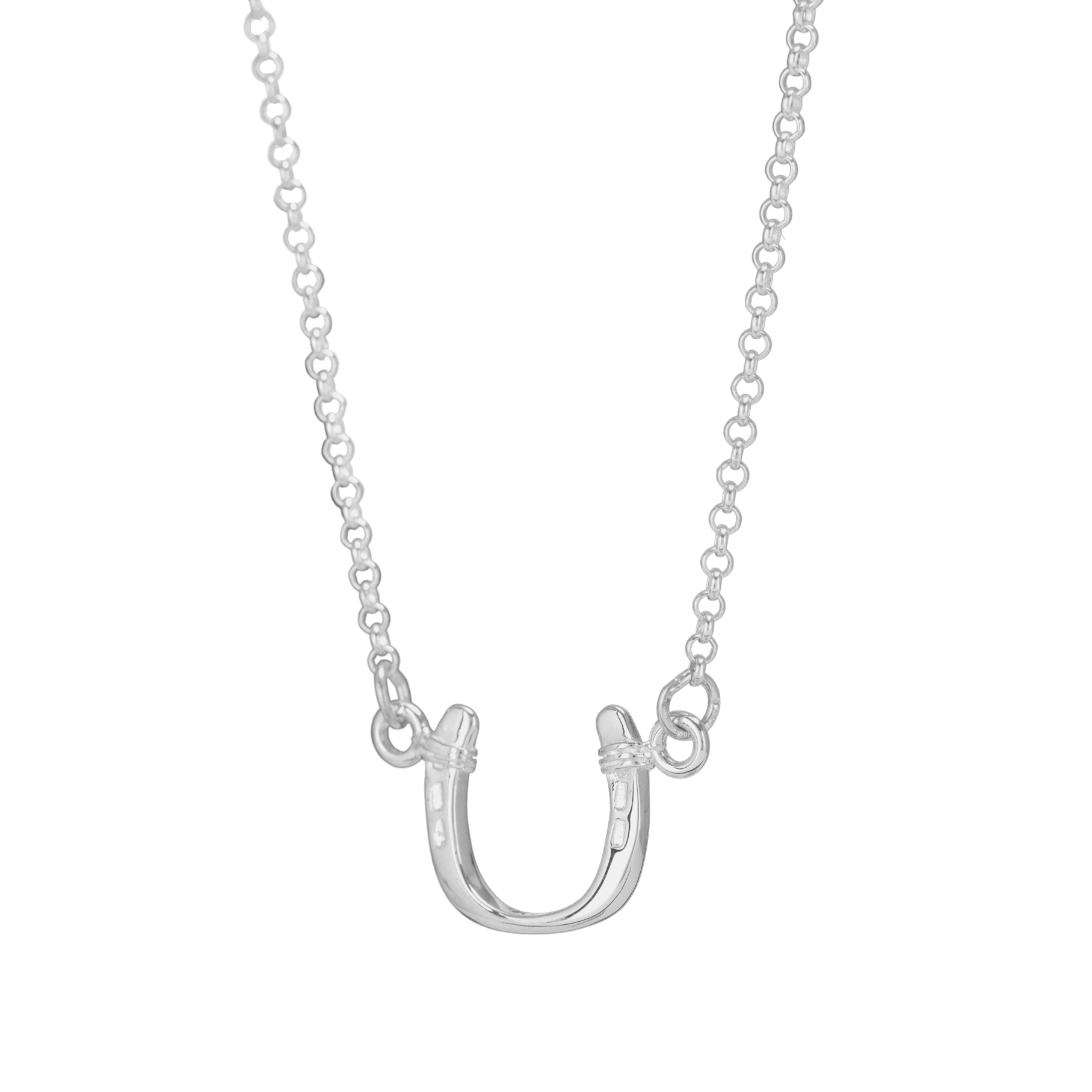 Silver Horseshoe Necklace