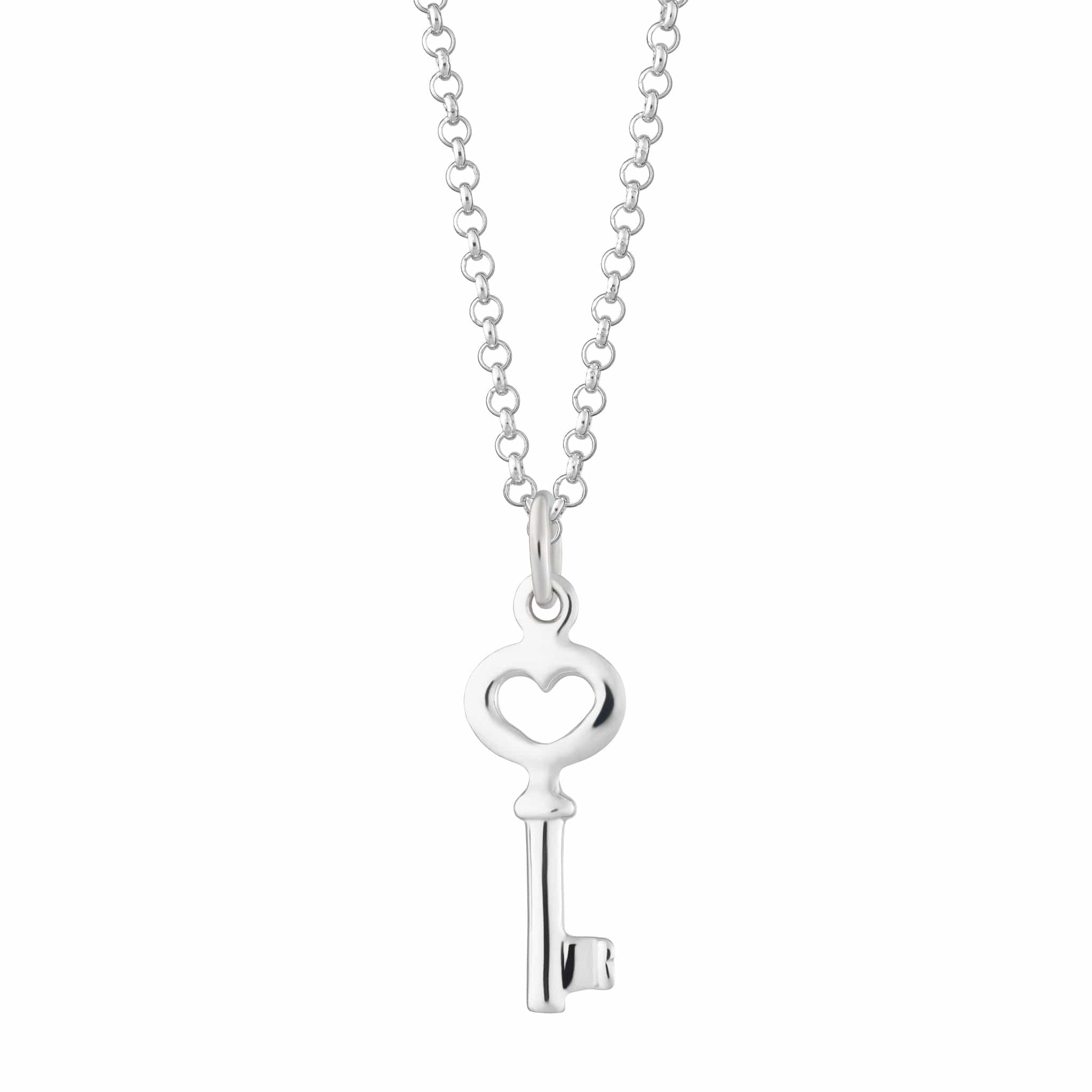 Silver Key Necklace