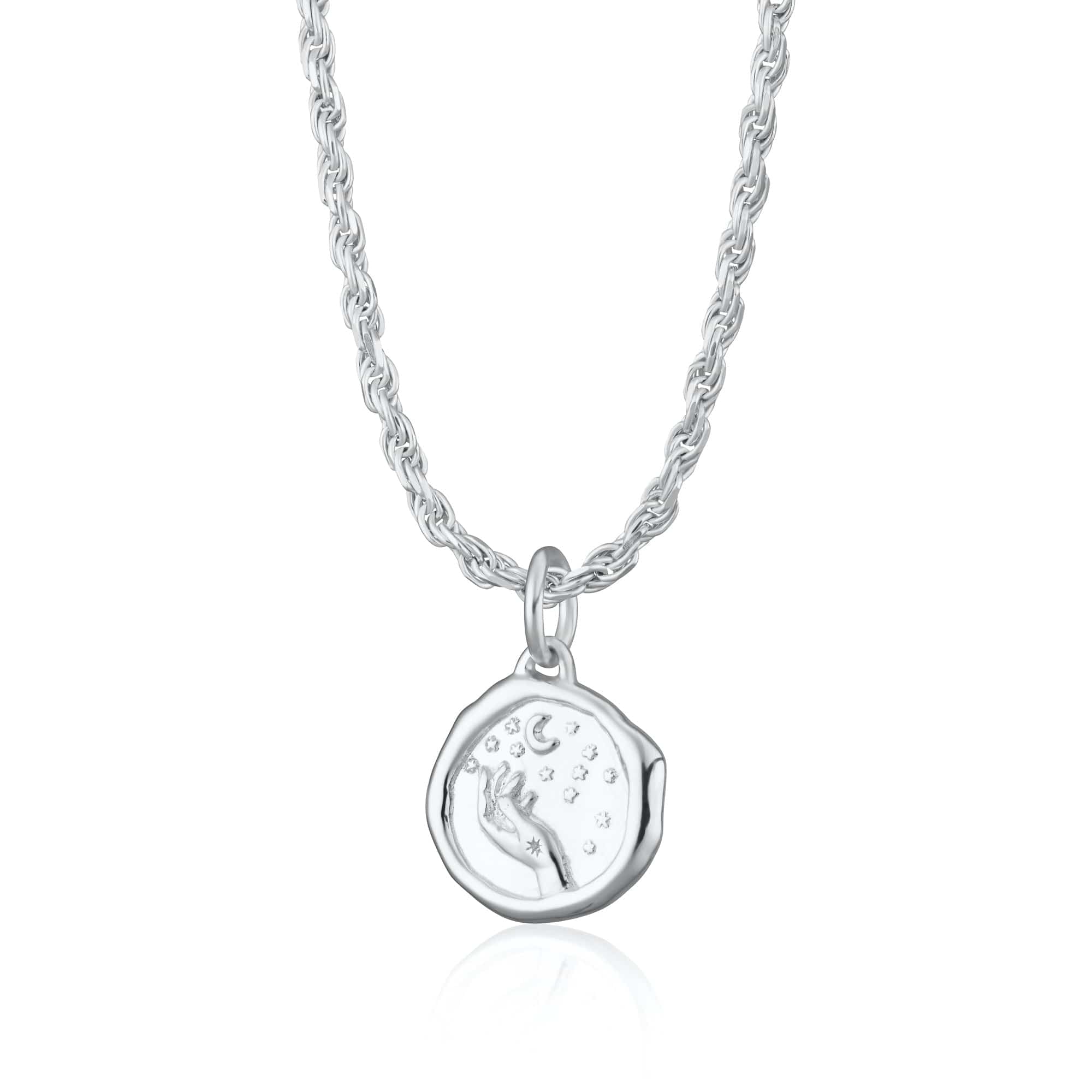 Silver Manifest Necklace