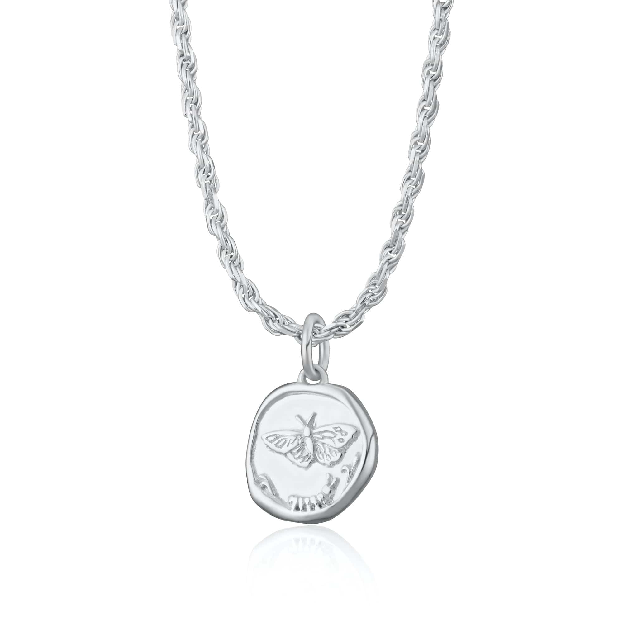 Silver Manifest Exchange Necklace