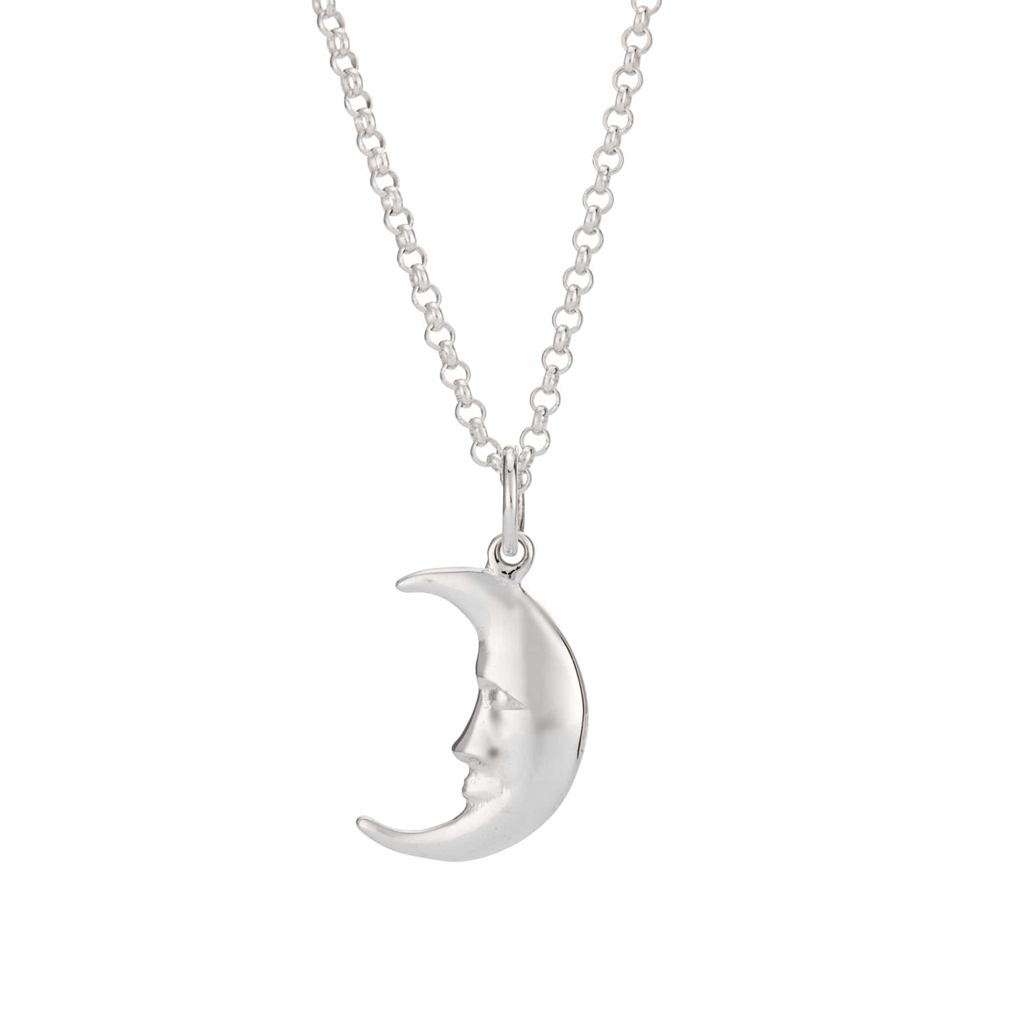 Silver Moon Necklace