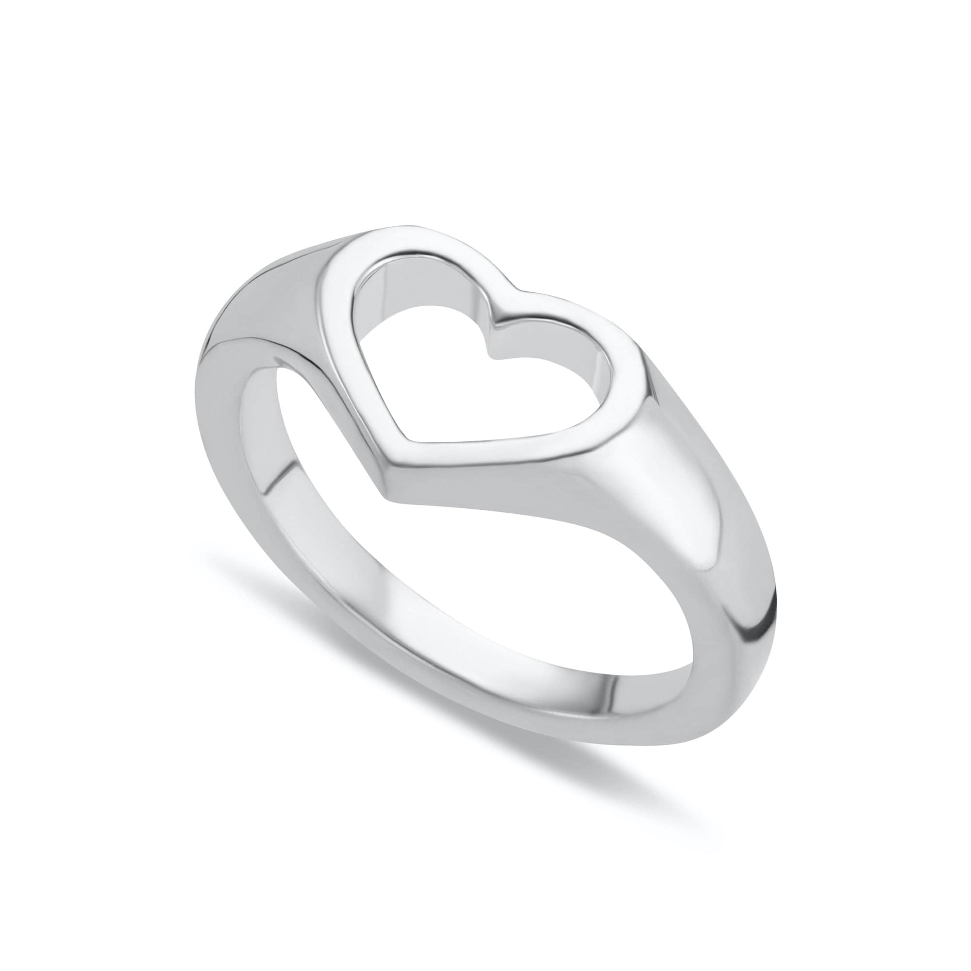 Silver Open Middle Ring