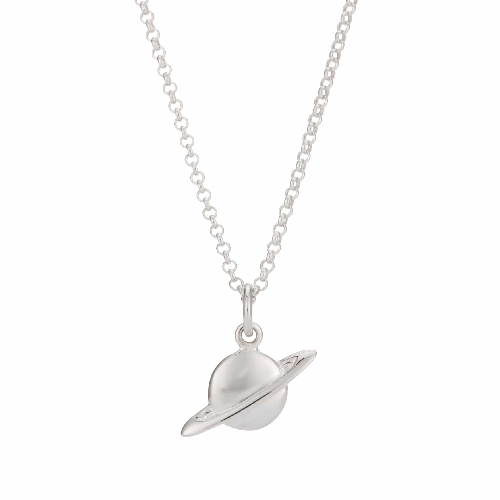 Silver Planet Necklace