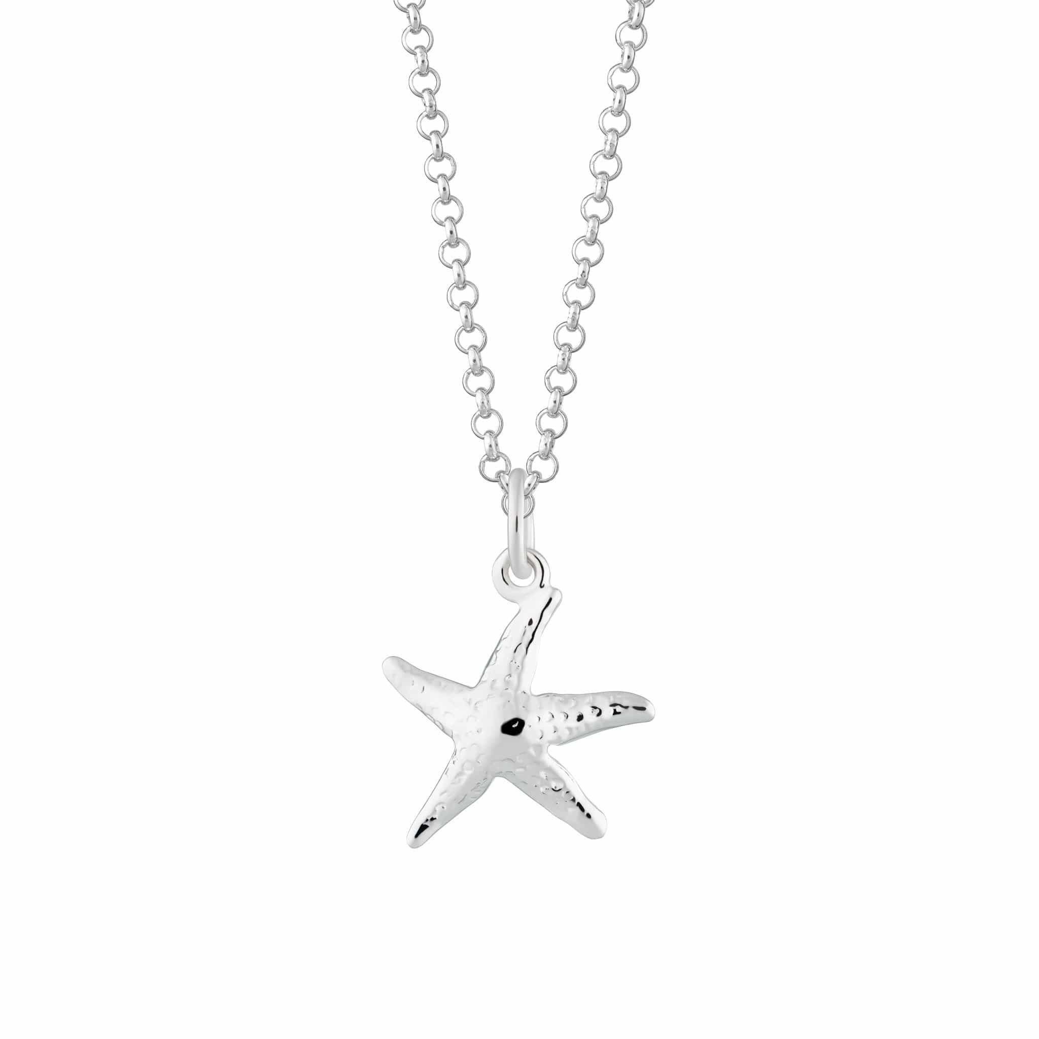 Silver Starfish Necklace