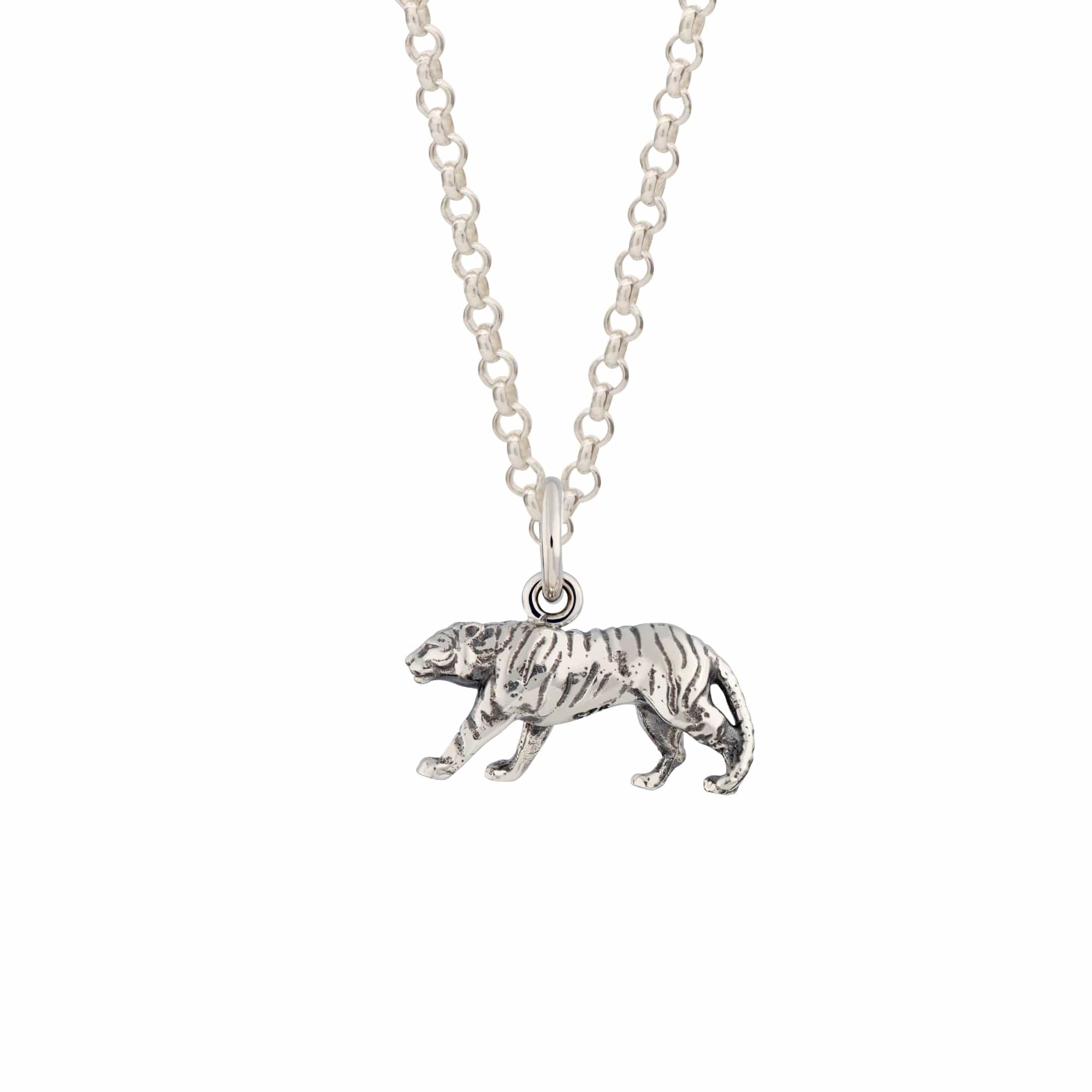 Silver Tiger Necklace