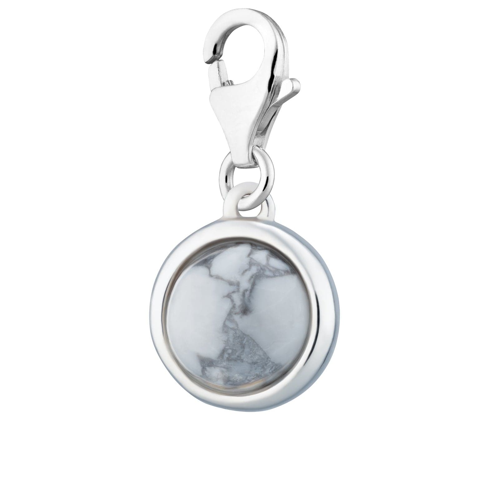 Silver Howlite Therapeutic Stone Appeal (Certain Idea)