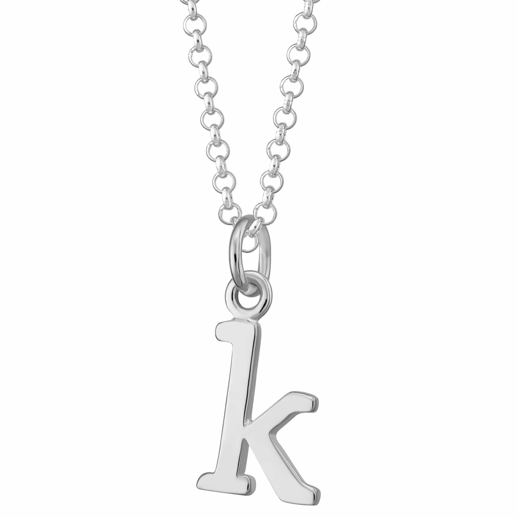Silver Letter Attraction Necklace