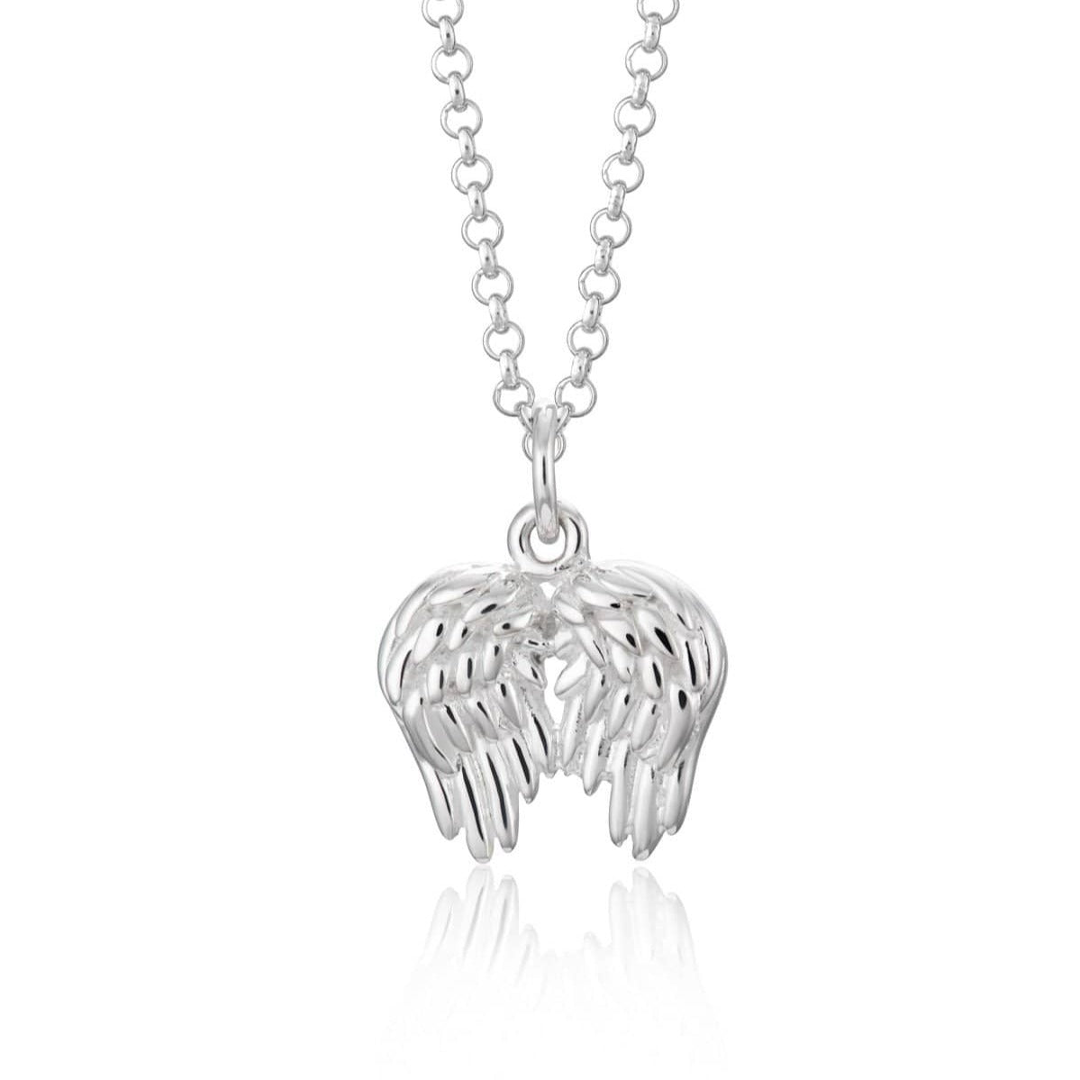 Silver Angel Wings Necklace
