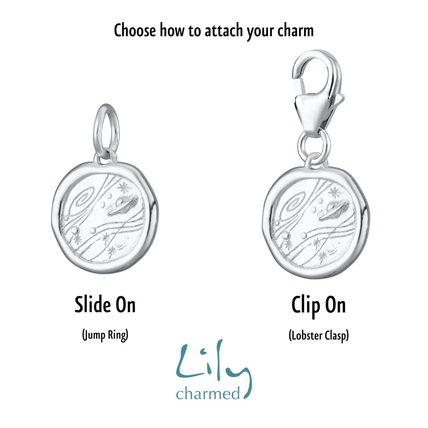 Silver Manifest Charms