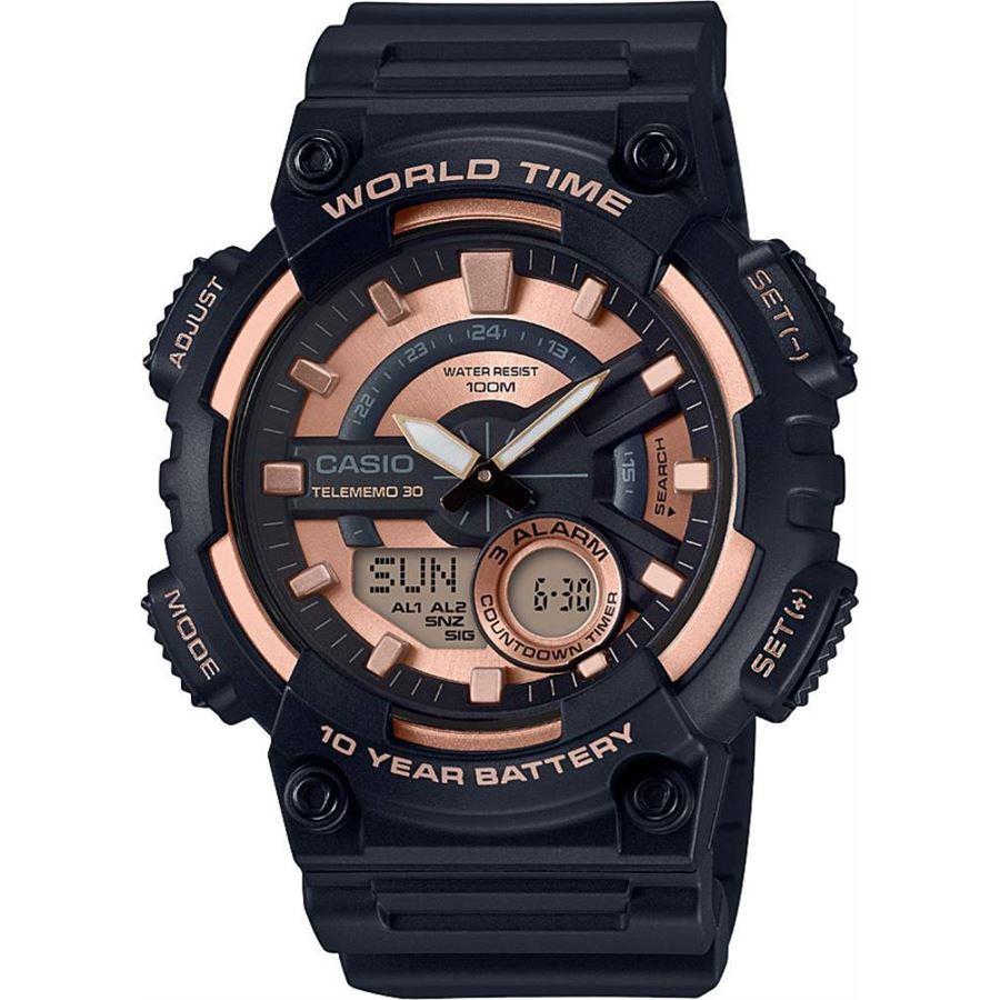 Casio AEQ-110W-1A3VDF Analog-Digital Quartz Men’s Watch