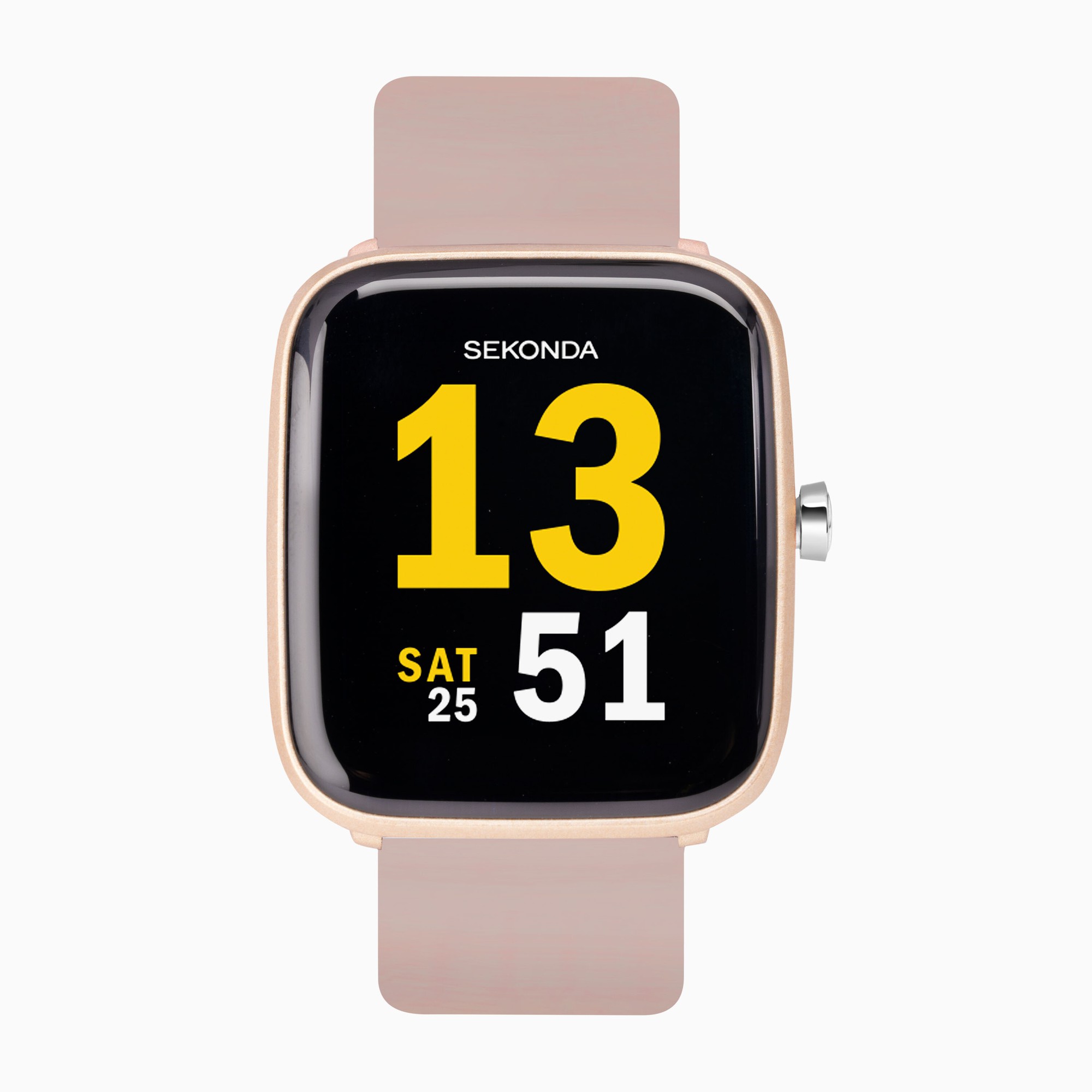 Sekonda Sekonda Motion Smart Watch | Rose Gold Case & Pink Silicone Strap | 30054
