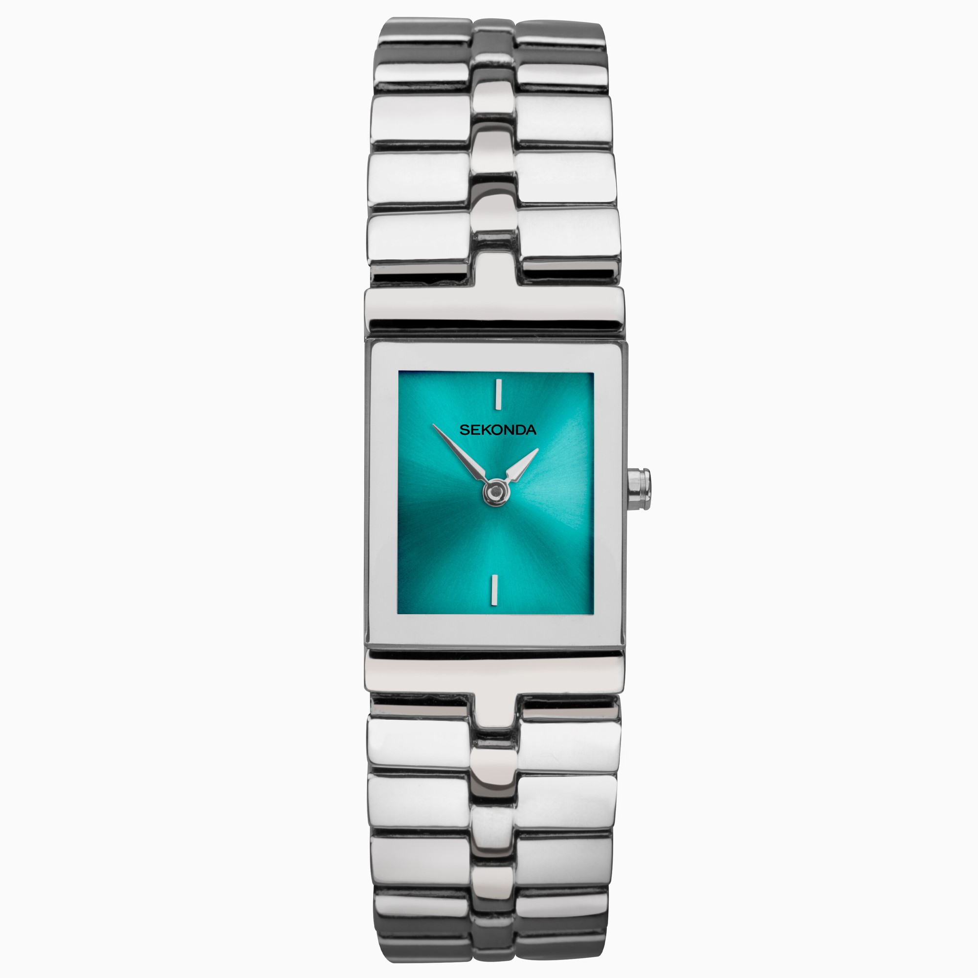 Sekonda Sekonda Ladies Dress Watch | Silver Case & Alloy Bracelet with Blue Dial | 40318