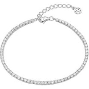 Argento Silver Transparent Tennis Bracelet – Silver