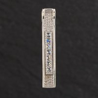 Pre-Owned 9ct White Gold Cubic Zirconia Loose Pendant 4114945