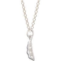 Silver Peapod Necklace
