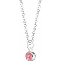 October Birthstone Necklace (Purple Tourmaline)