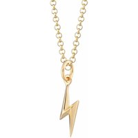 Gold Plated Lightning Bolt Necklace