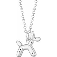 Silver Balloon Canine Necklace