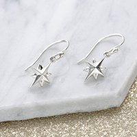 Silver North Famous person Hook Earrings