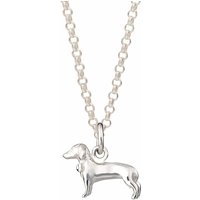 Silver Sausage Canine Necklace