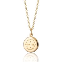Gold Plated Wealthy Tea Necklace