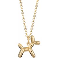 Gold Plated Balloon Canine Necklace