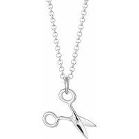 Silver Scissors Necklace