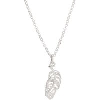 Silver Feather Necklace
