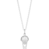 Silver Sizzling Air Balloon Necklace