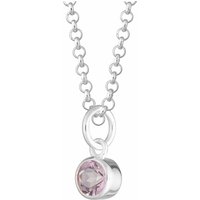 February Birthstone Necklace (Amethyst)