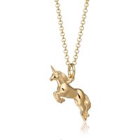 Gold Plated Unicorn Necklace