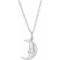 Silver Moon Necklace