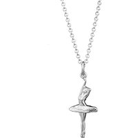 Silver Ballerina Necklace