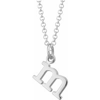 Silver Letter Allure Necklace