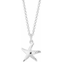 Silver Starfish Necklace