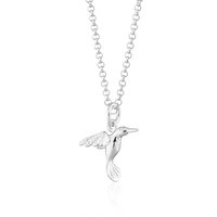 Silver Hummingbird Necklace