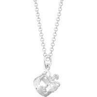 Silver Crown Necklace
