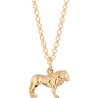 Gold Plated Lion Necklace