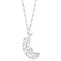 Massive Silver Feather Necklace