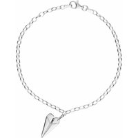 Silver Paper Aircraft Allure Bracelet