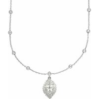 Silver Lion Head Satellite tv for pc Chain Necklace