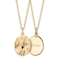 Gold Plated Taurus Zodiac Necklace