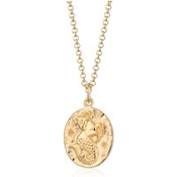 Gold Plated Capricorn Zodiac Necklace