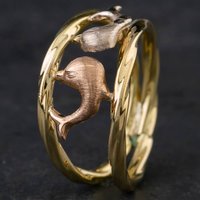 Pre-Owned 18ct Three Colour Gold Dress Ring 4109016