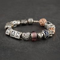 Pre-Owned Pandora Sterling Silver Full Charm Bracelet 4122196