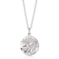 Silver Aquarius Zodiac Necklace