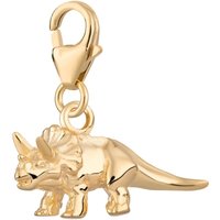 Gold Plated Triceratops Dinosaur Attraction