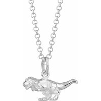 Silver T-Rex Dinosaur Necklace